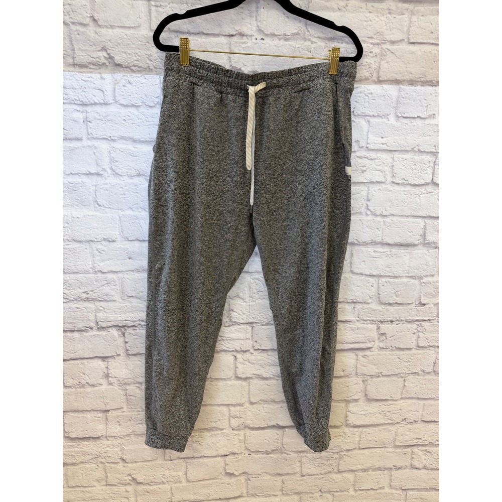 Vuori Performance Jogger Women Large Gray EUC Activewear Athleisure Workout